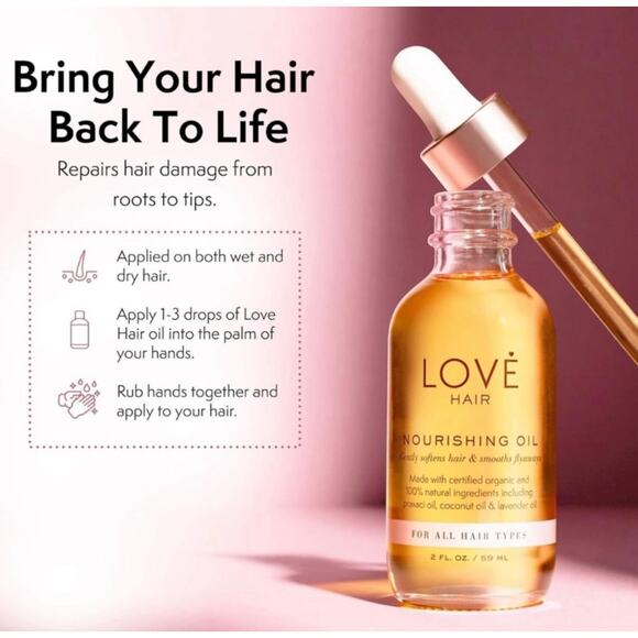 Love Hair Oil, New In Box - Picture 2 of 4